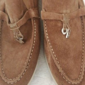 Loro Piana Summer walk Sued loafers